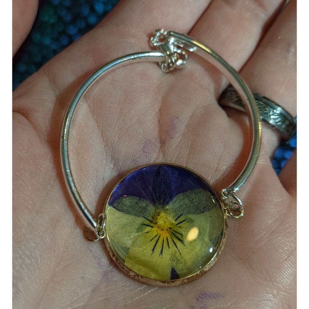 Pressed Flower Bracelet
